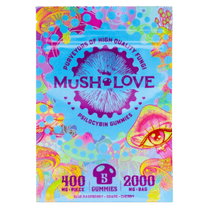 Mush Love – Blue Raspberry, Cherry and Grape Gummies
